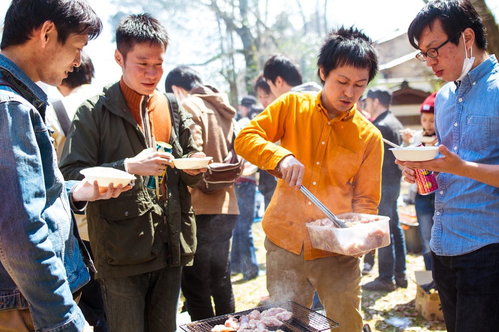 お花見バーベキューを行いました！